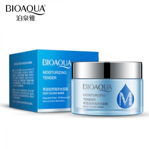 Увлажняющий крем для увядающей кожи BioAqua Deep Ocean Water Moisturizing Tender 50гр Увлажняющий крем для увядающей кожи BioAqua Deep Ocean Water Moisturizing Tender 50гр
