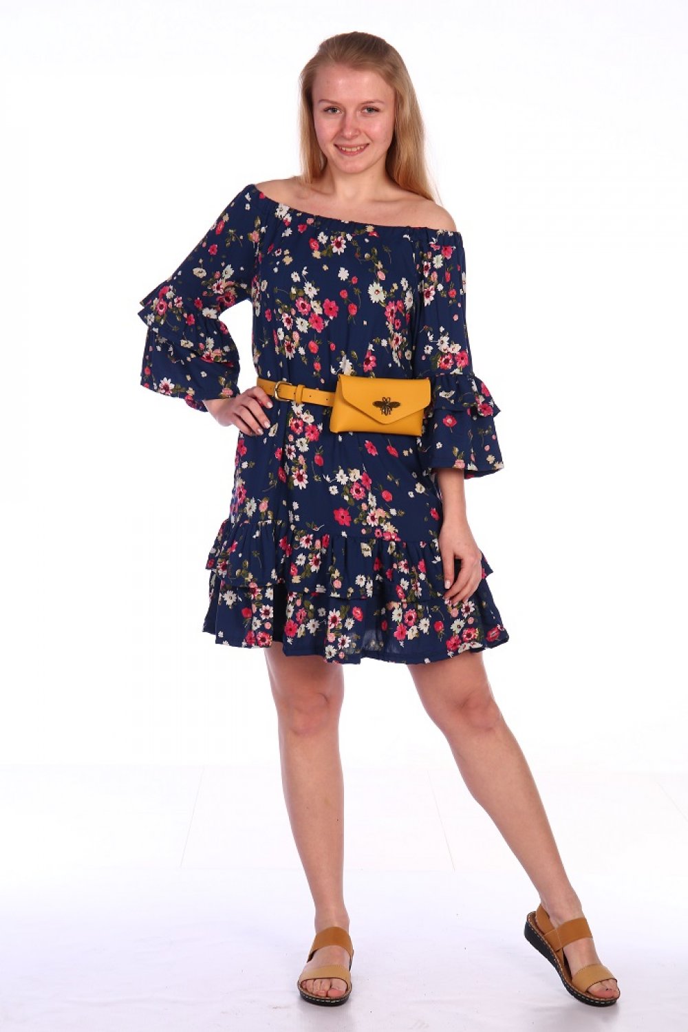 НОВИНКА! Яркое и легкое платье из хлопка для девочки (р.146-164) НОВИНКА! Яркое и легкое платье из хлопка для девочки (р.146-164)