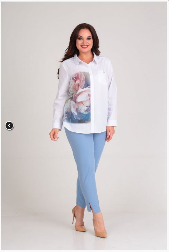 Рассмотрим поближе! Комплект DIAMANT 1437 (р.52-62) этого заслуживает! Хлопковая ткань и блузка с необычным принтом! И сейчас на него действует скидка! Рассмотрим поближе! Комплект DIAMANT 1437 (р.52-62) этого заслуживает! Хлопковая ткань и блузка с необычным принтом! И сейчас на него действует скидка!