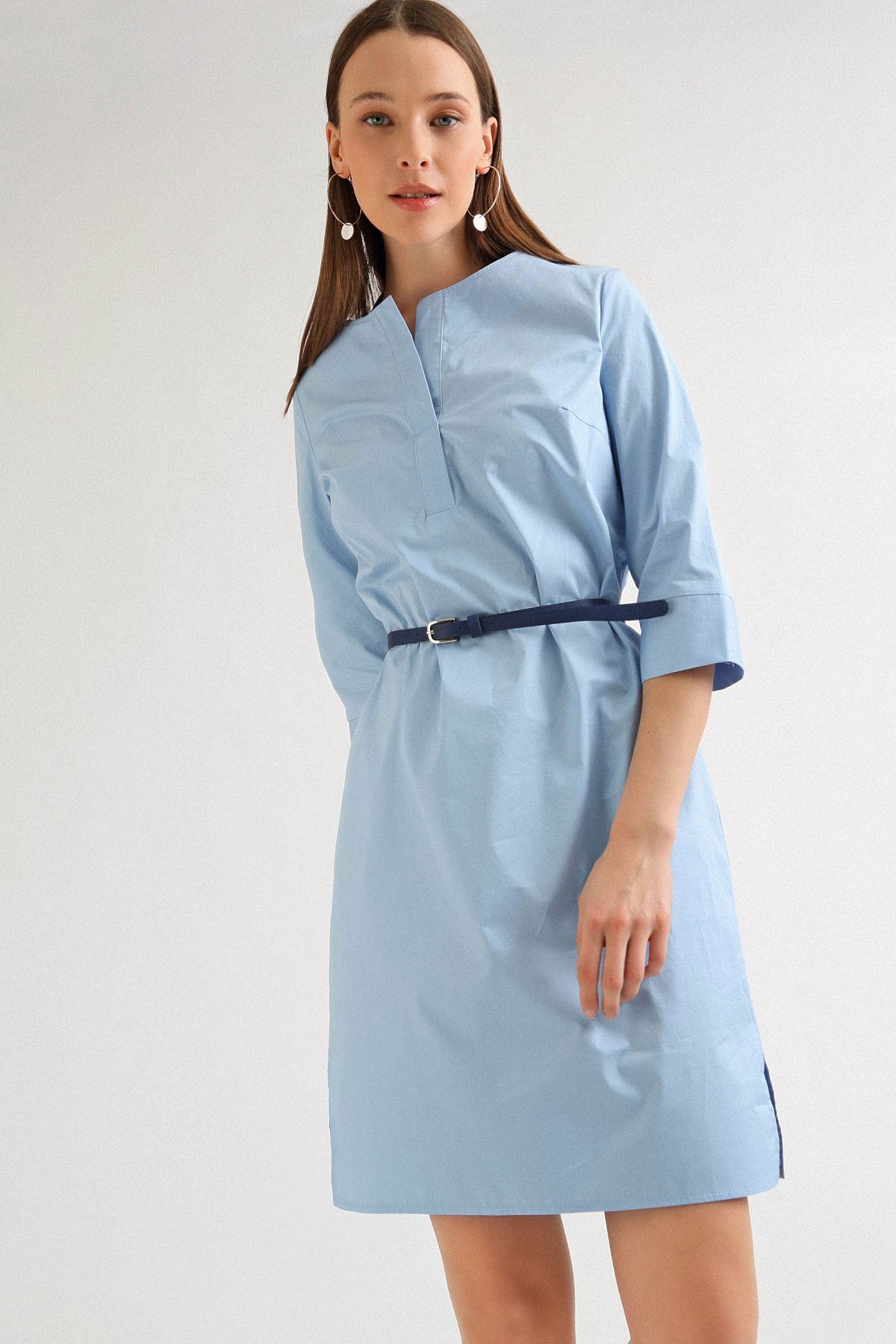 РАСПРОДАЖА! Хлопковое платье с поясом за 990 рублей (вместо: 2390 руб.. цена в рознице 6690 руб.) Размеры: 42-52 РАСПРОДАЖА! Хлопковое платье с поясом за 990 рублей (вместо: 2390 руб.. цена в рознице 6690 руб.) Размеры: 42-52