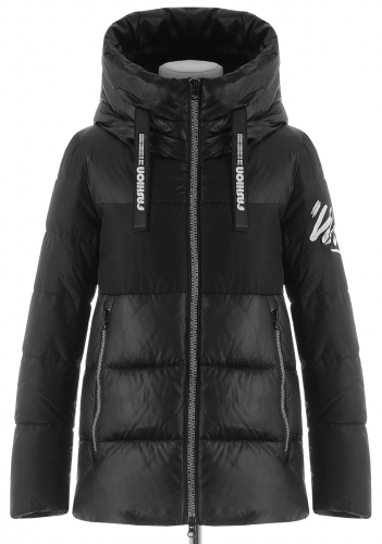 Черный цвет - главный тренд 2019/2020! Посмотрите какая классная зимняя куртка! Комбинация матового и блестящего материалов! Черный цвет - главный тренд 2019/2020! Посмотрите какая классная зимняя куртка! Комбинация матового и блестящего материалов!