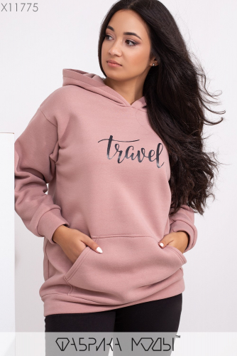 Худи на манжетах с капюшоном накладным карманом кенгуру и рабочей молнией вдоль спины X11775 Оптовая цена: 1210 р Худи на манжетах с капюшоном накладным карманом кенгуру и рабочей молнией вдоль спины X11775 Оптовая цена: 1210 р