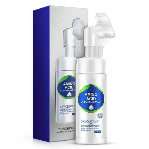 Мусс-пенка Bioaqua Amino Acid Cleansing Foam с щеточкой Оптовая цена: 360 р Мусс-пенка Bioaqua Amino Acid Cleansing Foam с щеточкой Оптовая цена: 360 р