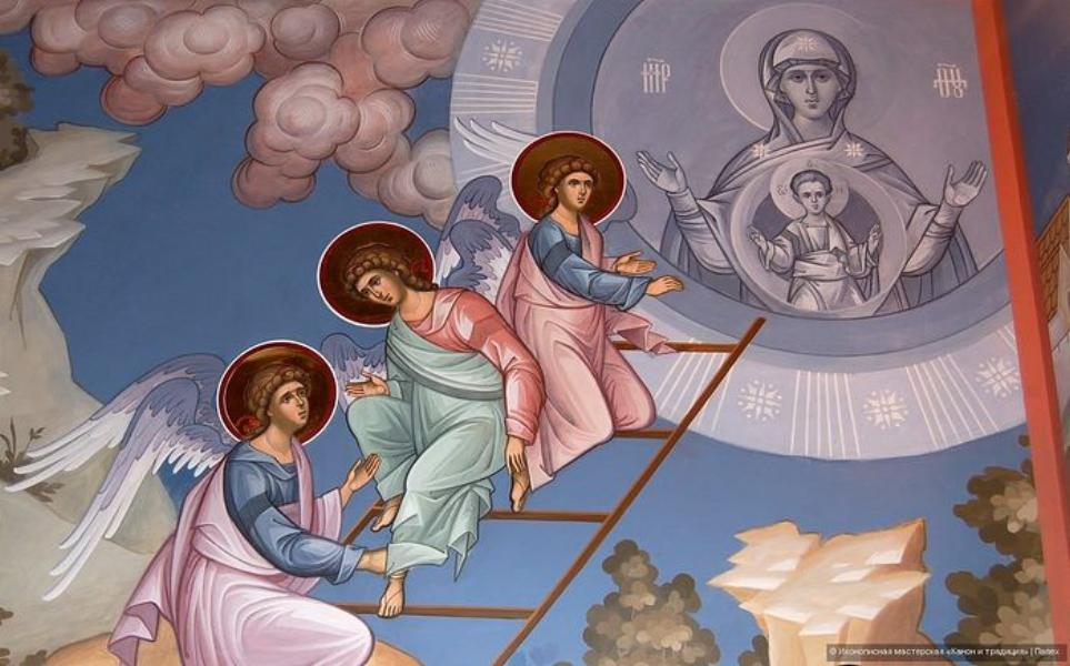 Воспевая чистейших небесных служителей Божиих, мы можем крепче уразуметь, насколько велика, и чиста, и славна Матерь Божия. Ведь именуется Она у нас не ложно Честнейшей Херувим и Славнейшей без сравнения Серафим. Воспевая чистейших небесных служителей Божиих, мы можем крепче уразуметь, насколько велика, и чиста, и славна Матерь Божия. Ведь именуется Она у нас не ложно Честнейшей Херувим и Славнейшей без сравнения Серафим.