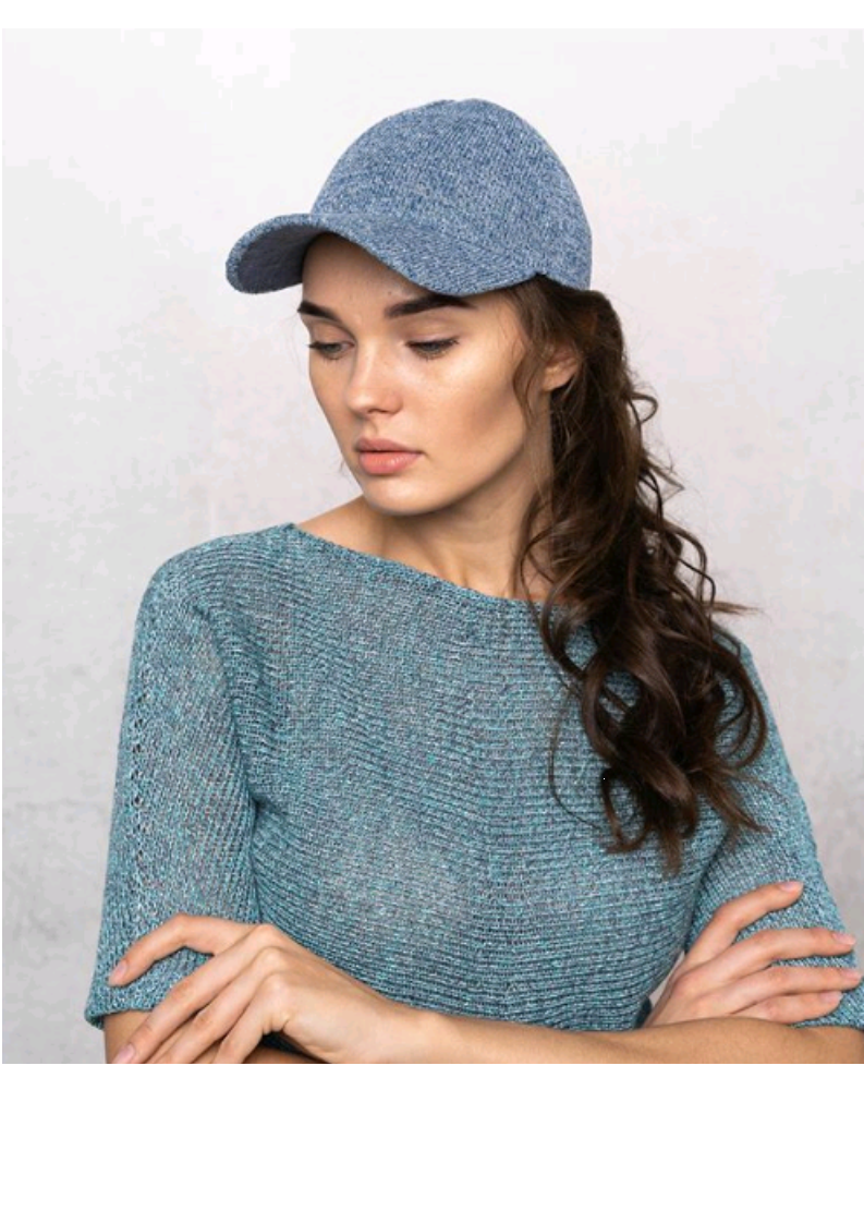 рикотажный джемпер и бейсболка изготовлены из 100% льняной пряжи. Удобство и комфорт в каждом изделии! рикотажный джемпер и бейсболка изготовлены из 100% льняной пряжи. Удобство и комфорт в каждом изделии!