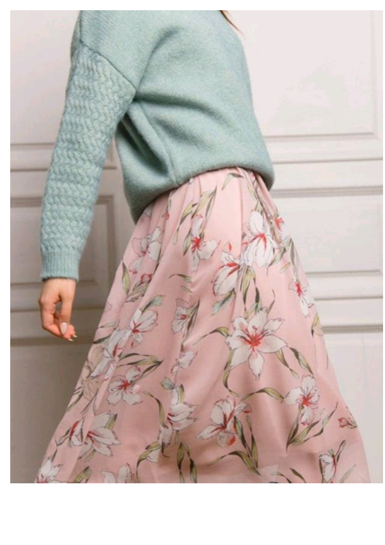 Лаконичное сочетание теплого трикотажа и легким шифоном - романтично и женственно. Лаконичное сочетание теплого трикотажа и легким шифоном - романтично и женственно.