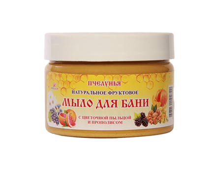 Пчелунья натуральное фруктовое мыло для бани Пчелунья натуральное фруктовое мыло для бани