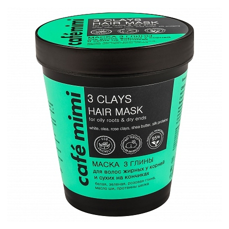 Уникальная формула, сочетающая свойства трех видов глины, обладает мощным себорегулирующим и восстанавливающим действием, придаёт волосам объём без утяжеления. Комплекс натуральных ингредиентов на основе масла ши и протеинов шёлка восстанавливает и улучша Уникальная формула, сочетающая свойства трех видов глины, обладает мощным себорегулирующим и восстанавливающим действием, придаёт волосам объём без утяжеления. Комплекс натуральных ингредиентов на основе масла ши и протеинов шёлка восстанавливает и улучша