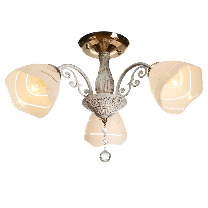 Стильно - не значит дорого! Люстра 11810160/3 3хE27 60W золото/слоновая кость - цена всего 1539р Стильно - не значит дорого! Люстра 11810160/3 3хE27 60W золото/слоновая кость - цена всего 1539р