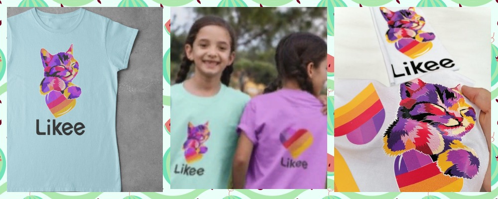 Знаменитый котик Likee на любую футболку = брэндовая вещь за копейки! Знаменитый котик Likee на любую футболку = брэндовая вещь за копейки!