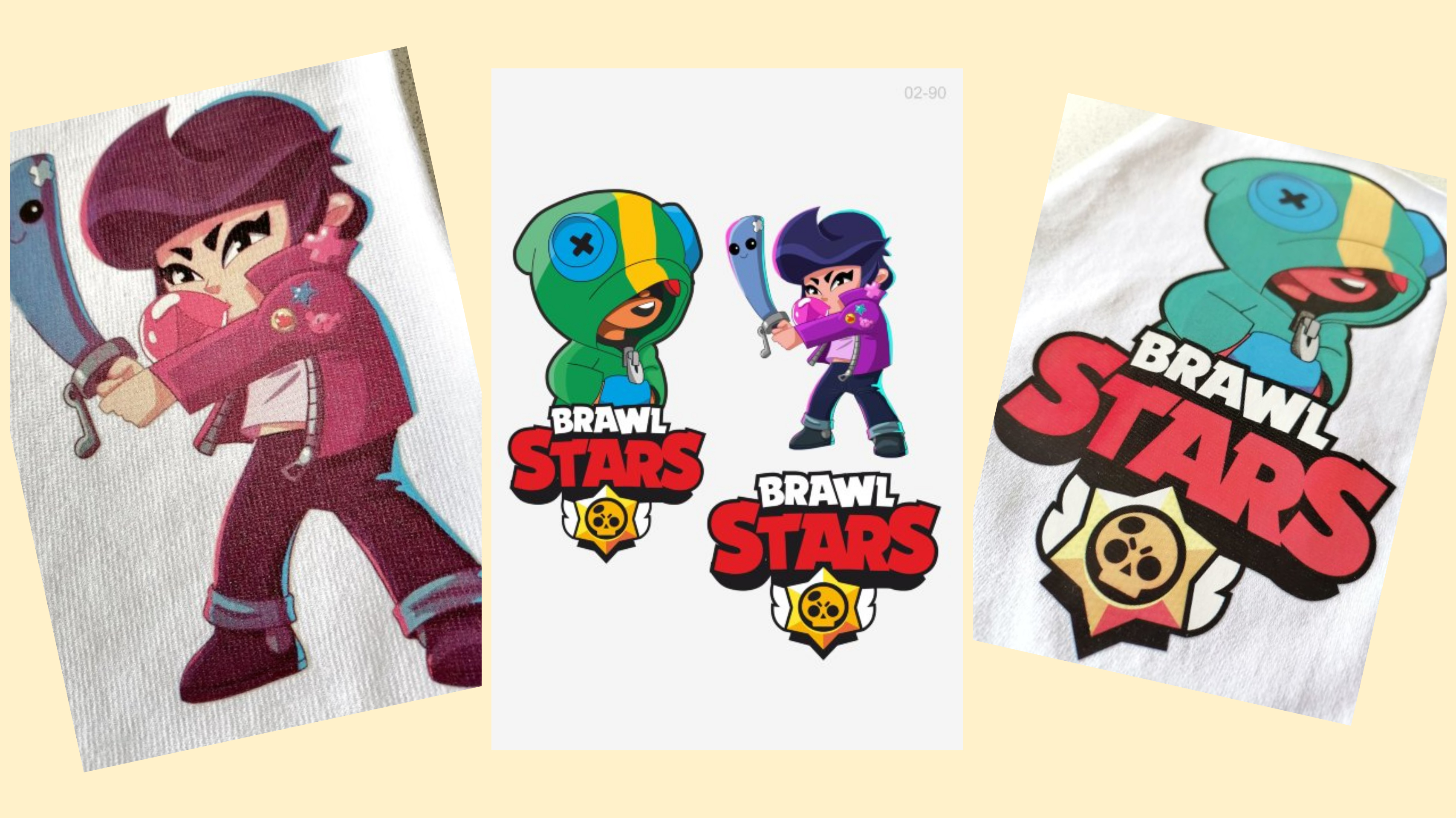 Модная наклейка Бравл Старс на футболку. В наличии. Модная наклейка Бравл Старс на футболку. В наличии.