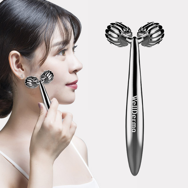 Новинка! Механический массажёр для лица Face Lifting Roller Dark Silver для комплексного массажа лица Новинка! Механический массажёр для лица Face Lifting Roller Dark Silver для комплексного массажа лица