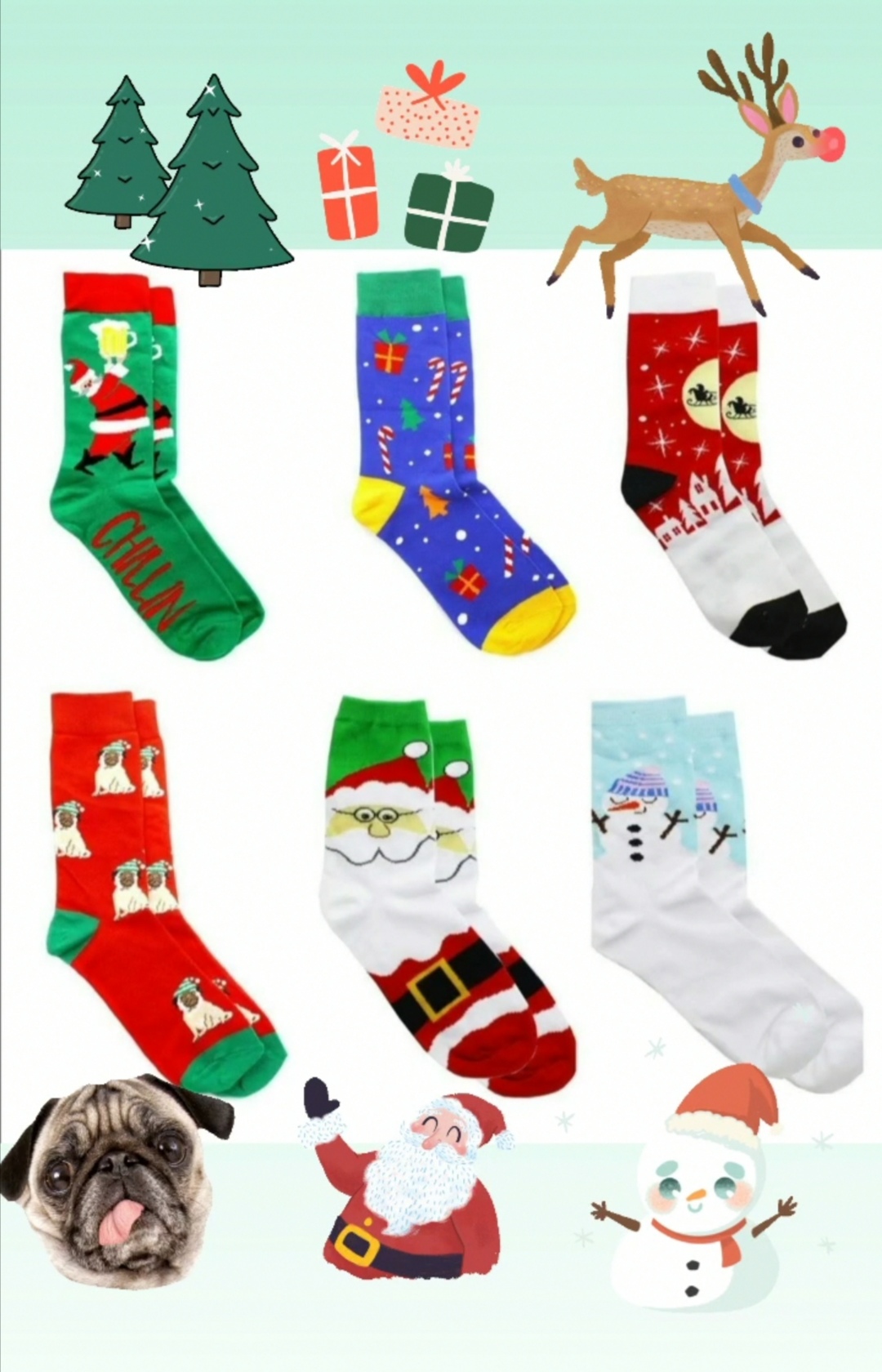 НОВОГОДНИЕ НОСОЧКИ! НОВОГОДНИЕ НОСОЧКИ!