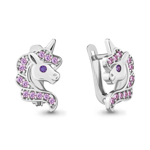 НАИМИЛЕЙШИЕ СЕРЬГИ "ЕДИНОРОЖКИ!" Серьги Базовая цена: 556 р+орг Артикул: 41495ВД Уровень цен: СП цены Металл Серебро Коллекция Happy Вставки 26 Фианит НАИМИЛЕЙШИЕ СЕРЬГИ "ЕДИНОРОЖКИ!" Серьги Базовая цена: 556 р+орг Артикул: 41495ВД Уровень цен: СП цены Металл Серебро Коллекция Happy Вставки 26 Фианит