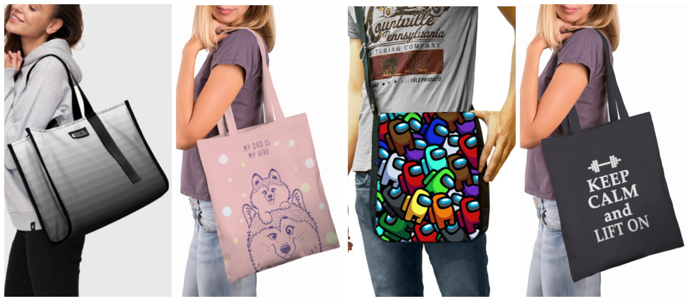 Сбор до 14.12. Будь в тренде! Сумки шопперы, сумки через плечо, подарочный мешок 3D от Vsemayki. Свое производство. Непревзойдённый дизайн. Сбор до 14.12. Будь в тренде! Сумки шопперы, сумки через плечо, подарочный мешок 3D от Vsemayki. Свое производство. Непревзойдённый дизайн.