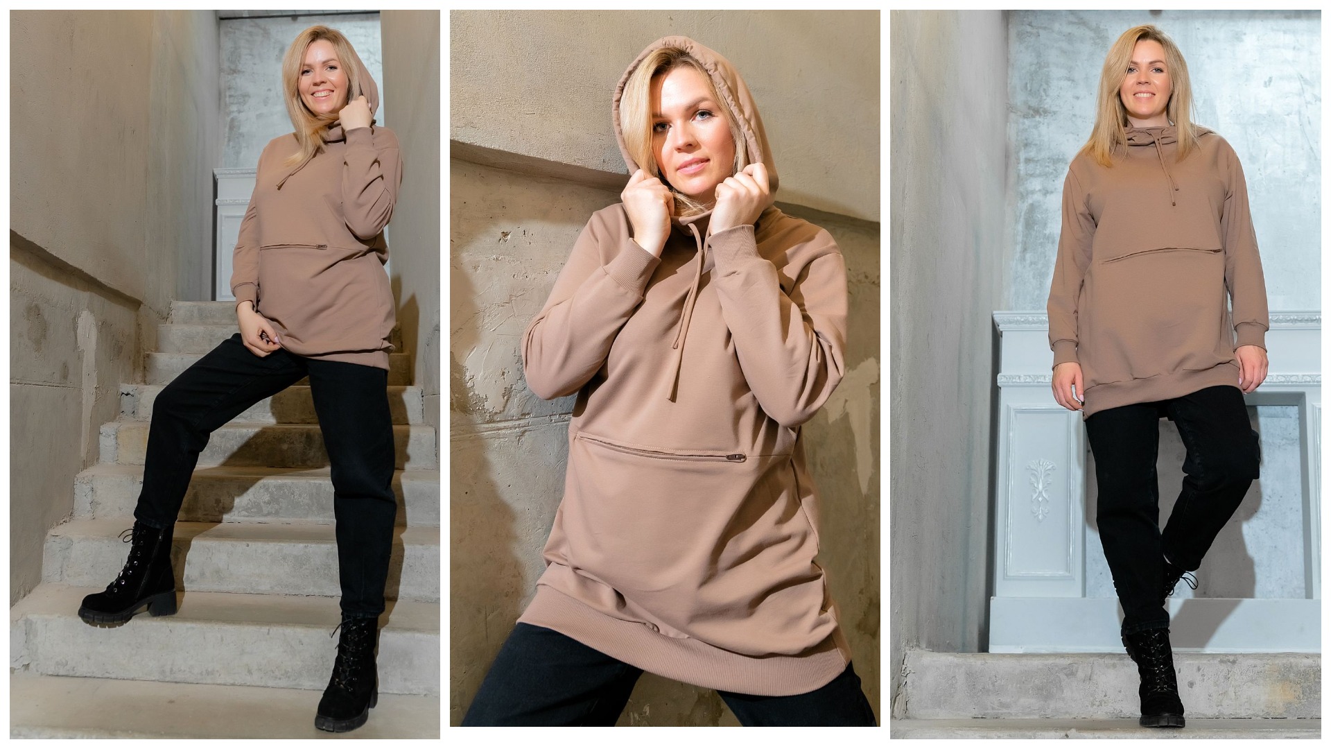 Одевайте стильно не только своих детей, но и себя, любимую))). Утепленная женская толстовка для мам марки FIFTYPATES Одевайте стильно не только своих детей, но и себя, любимую))). Утепленная женская толстовка для мам марки FIFTYPATES