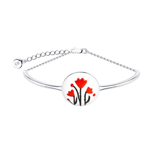 НОВИНКА! Браслет из серебра с эмалью НОВИНКА! Браслет из серебра с эмалью