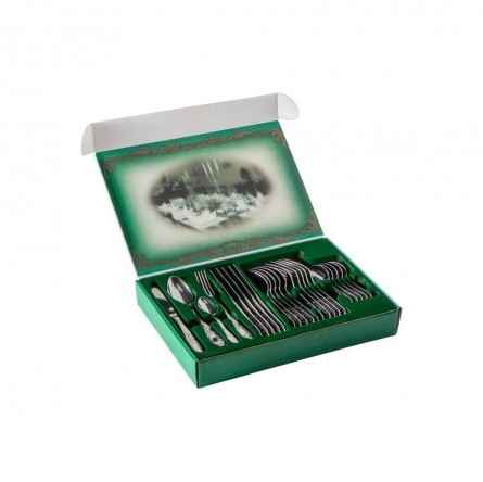 Набор столовых приборов 24 предмета Упаковка из картона Базовая цена: 2033 р+орг Артикул: Модель М-11 "Губернатор" Арт.: СН-13 (нержавеющая сталь, 6 персон) Бренд: Павловский завод Уровень цен: СП цены Технические характеристики Покрытие Ста Набор столовых приборов 24 предмета Упаковка из картона Базовая цена: 2033 р+орг Артикул: Модель М-11 "Губернатор" Арт.: СН-13 (нержавеющая сталь, 6 персон) Бренд: Павловский завод Уровень цен: СП цены Технические характеристики Покрытие Ста