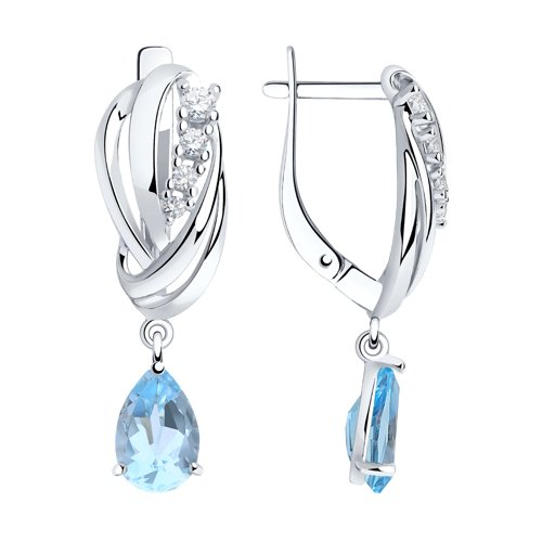 НЕЖНЫЕ СЕРЬГИ С НАТУРАЛЬНЫМИ ТАПАЗАМИ. Проба 925 Покрытие Родаж Вес изделия 4,23 г НЕЖНЫЕ СЕРЬГИ С НАТУРАЛЬНЫМИ ТАПАЗАМИ. Проба 925 Покрытие Родаж Вес изделия 4,23 г