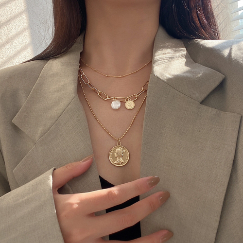 УЛЬТРАМОДНОЕ Многослойное колье УЛЬТРАМОДНОЕ Многослойное колье