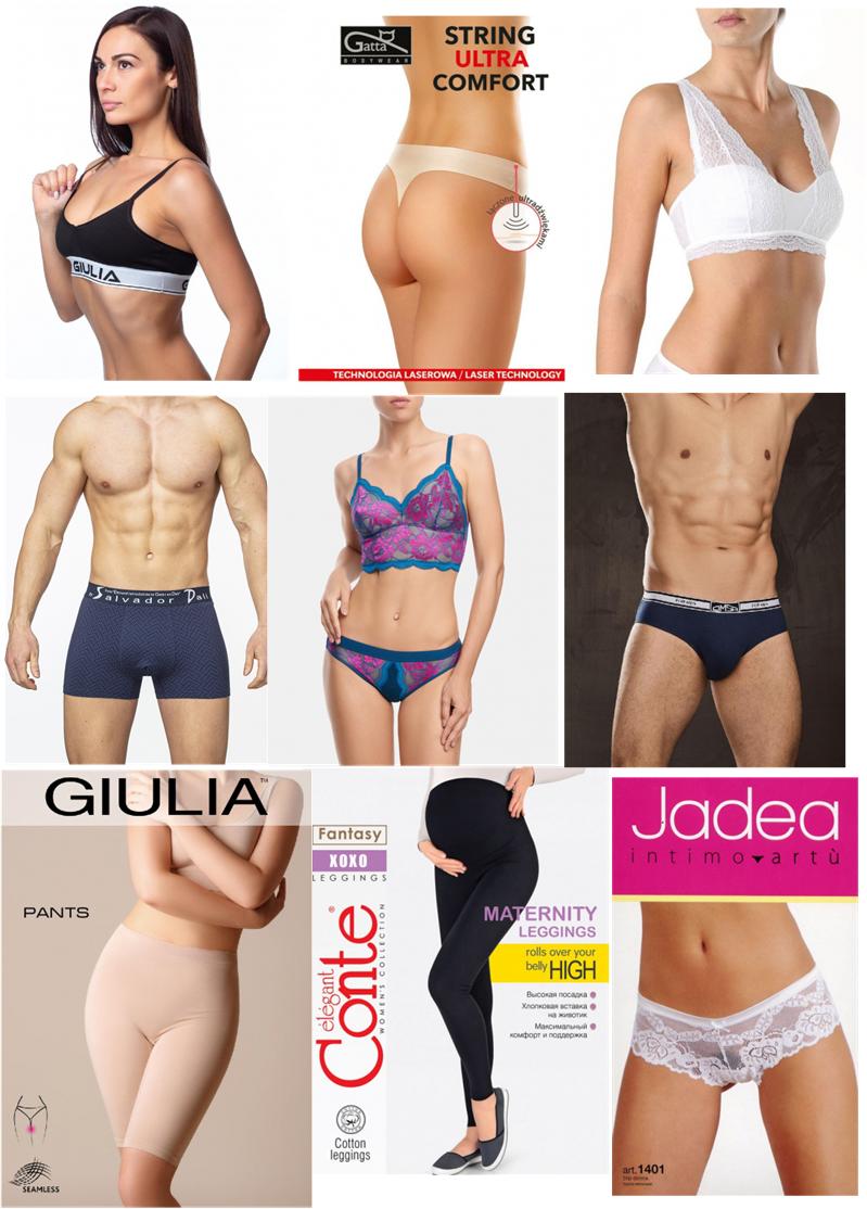 Сбор до 18.04. Conte, Gatta, Giulia, Jadea, Leinle, Lui et Elle, Minimi, Omsa, Salvador Dali, Seamless Flex, Sergio Dallini, Sisi - нижнее белье и домашняя одежда для женщин и мужчин! Отличное качество! Большой выбор бесшовного белья и боди! Корректирующе Сбор до 18.04. Conte, Gatta, Giulia, Jadea, Leinle, Lui et Elle, Minimi, Omsa, Salvador Dali, Seamless Flex, Sergio Dallini, Sisi - нижнее белье и домашняя одежда для женщин и мужчин! Отличное качество! Большой выбор бесшовного белья и боди! Корректирующе