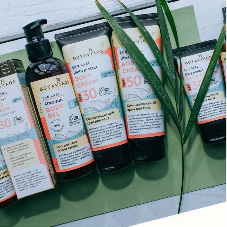 Солнцезащитная серия Sun Care BOTAVIKOS - это инновационные средства для защиты от солнца с физическими фильтрами последнего поколения, растительными экстрактами и натуральными маслами. Солнцезащитная серия Sun Care BOTAVIKOS - это инновационные средства для защиты от солнца с физическими фильтрами последнего поколения, растительными экстрактами и натуральными маслами.