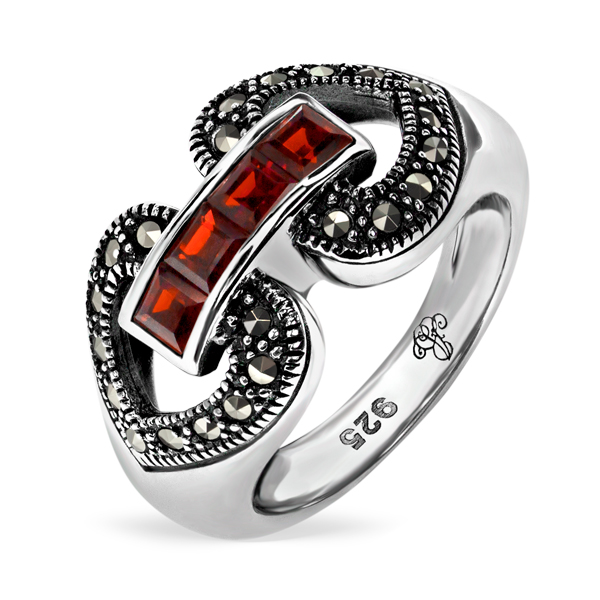 НОВИНКА!!!! Серебряное кольцо с гранатами и марказитами Swarovski ЦЕНА 3660р+ор НОВИНКА!!!! Серебряное кольцо с гранатами и марказитами Swarovski ЦЕНА 3660р+ор