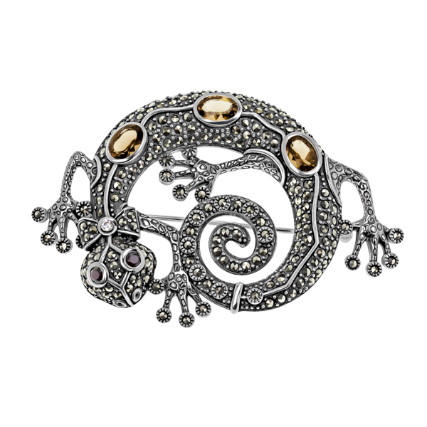 КОМУ ТАКОЙ ЭКСКЛЮЗИВ? Серебряная брошь с раух-топазом, шпинелью и марказитами Swarovski ЦЕНА 7530р+орг КОМУ ТАКОЙ ЭКСКЛЮЗИВ? Серебряная брошь с раух-топазом, шпинелью и марказитами Swarovski ЦЕНА 7530р+орг