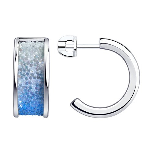 ЯРКИЕ КРИСТАЛЛЫ! Серьги из серебра с кристаллами Swarovski ЯРКИЕ КРИСТАЛЛЫ! Серьги из серебра с кристаллами Swarovski