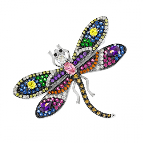 ЯРКАЯ, ЭФФЕКТНАЯ !!!! Серебряная брошь с цветными фианитами Базовая цена: 4870 р +орг Уровень цен: СП цены Металл: Серебро 925Основная вставка: Фианит Средний вес: 12.47 гр ЯРКАЯ, ЭФФЕКТНАЯ !!!! Серебряная брошь с цветными фианитами Базовая цена: 4870 р +орг Уровень цен: СП цены Металл: Серебро 925Основная вставка: Фианит Средний вес: 12.47 гр