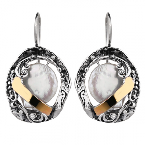 ИЗРАИЛЬСКОЕ ЦЕННОЕ, ДОБРОТНОЕ СЕРЕБРО+ЗОЛОТО Серебряные серьги с жемчугом и золотом Базовая цена: 4990 р +орг Уровень цен: СП цены Металл: Серебро 925 Основная вставка: Жемчуг Средний вес: 9.82 гр. ИЗРАИЛЬСКОЕ ЦЕННОЕ, ДОБРОТНОЕ СЕРЕБРО+ЗОЛОТО Серебряные серьги с жемчугом и золотом Базовая цена: 4990 р +орг Уровень цен: СП цены Металл: Серебро 925 Основная вставка: Жемчуг Средний вес: 9.82 гр.