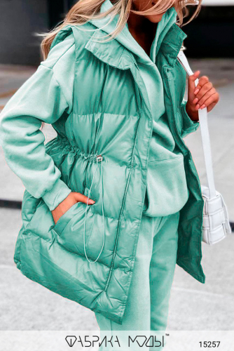 Теплый костюм-тройка с жилетом Теплый костюм-тройка с жилетом