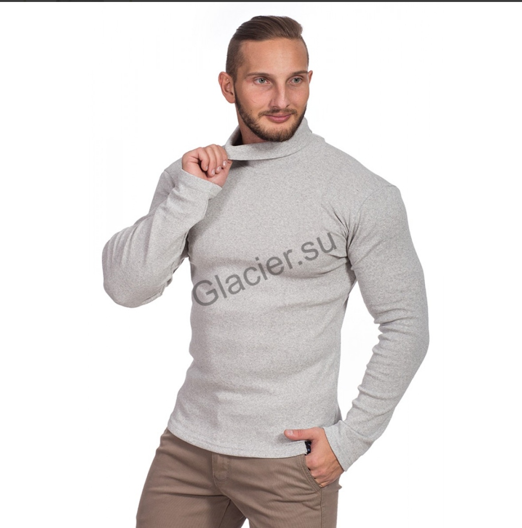 Светлая водолазка с начесом Светлая водолазка с начесом