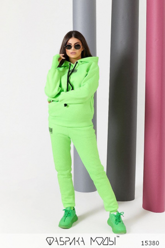 Прогулочный костюм на флисе с капюшоном Базовая цена: 2370 р Прогулочный костюм на флисе с капюшоном Базовая цена: 2370 р