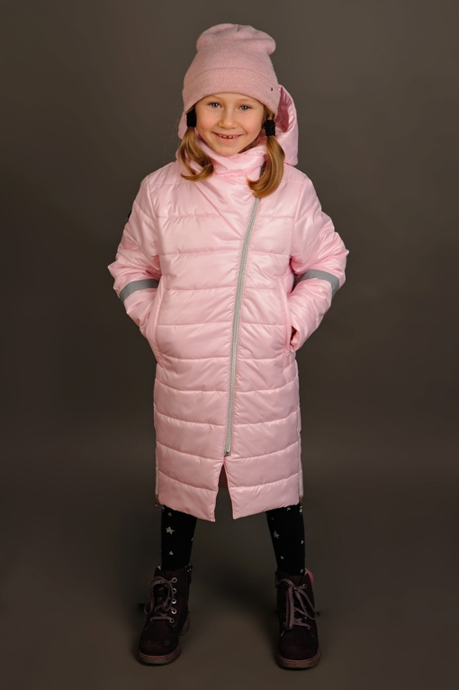 РАСПРОДАЖА! Куртка утепленная для девочки из ткани с перламутровым отливом РАСПРОДАЖА! Куртка утепленная для девочки из ткани с перламутровым отливом