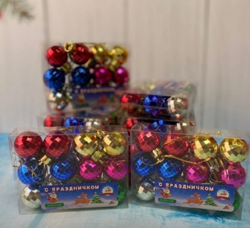 Шарики на елку всего 50 р. за 12 шт Шарики на елку всего 50 р. за 12 шт