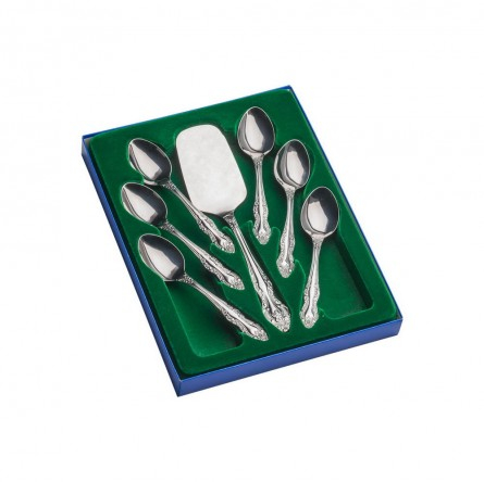 ОТЛИЧНЫЙ ПОДАРОК СЕБЕ И БЛИЗКИМ НА НОВЫЙ ГОД!!! Набор столовых приборов 7 предметов ПВХ флок Модель М-3 "Тройка" СП-цены Базовая цена: 460 р +орг Артикул: Арт.: СН-412 (нержавеющая сталь, 6 персон) Бренд: Павловский завод Уровень цен: СП-цены ОТЛИЧНЫЙ ПОДАРОК СЕБЕ И БЛИЗКИМ НА НОВЫЙ ГОД!!! Набор столовых приборов 7 предметов ПВХ флок Модель М-3 "Тройка" СП-цены Базовая цена: 460 р +орг Артикул: Арт.: СН-412 (нержавеющая сталь, 6 персон) Бренд: Павловский завод Уровень цен: СП-цены