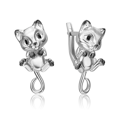 ЗДОРОВО СМОТРЯТСЯ! Серьги "КОШКА" Базовая цена: 2610 р +орг Уровень цен: СП-цены эмаль серебро 925* ЗДОРОВО СМОТРЯТСЯ! Серьги "КОШКА" Базовая цена: 2610 р +орг Уровень цен: СП-цены эмаль серебро 925*