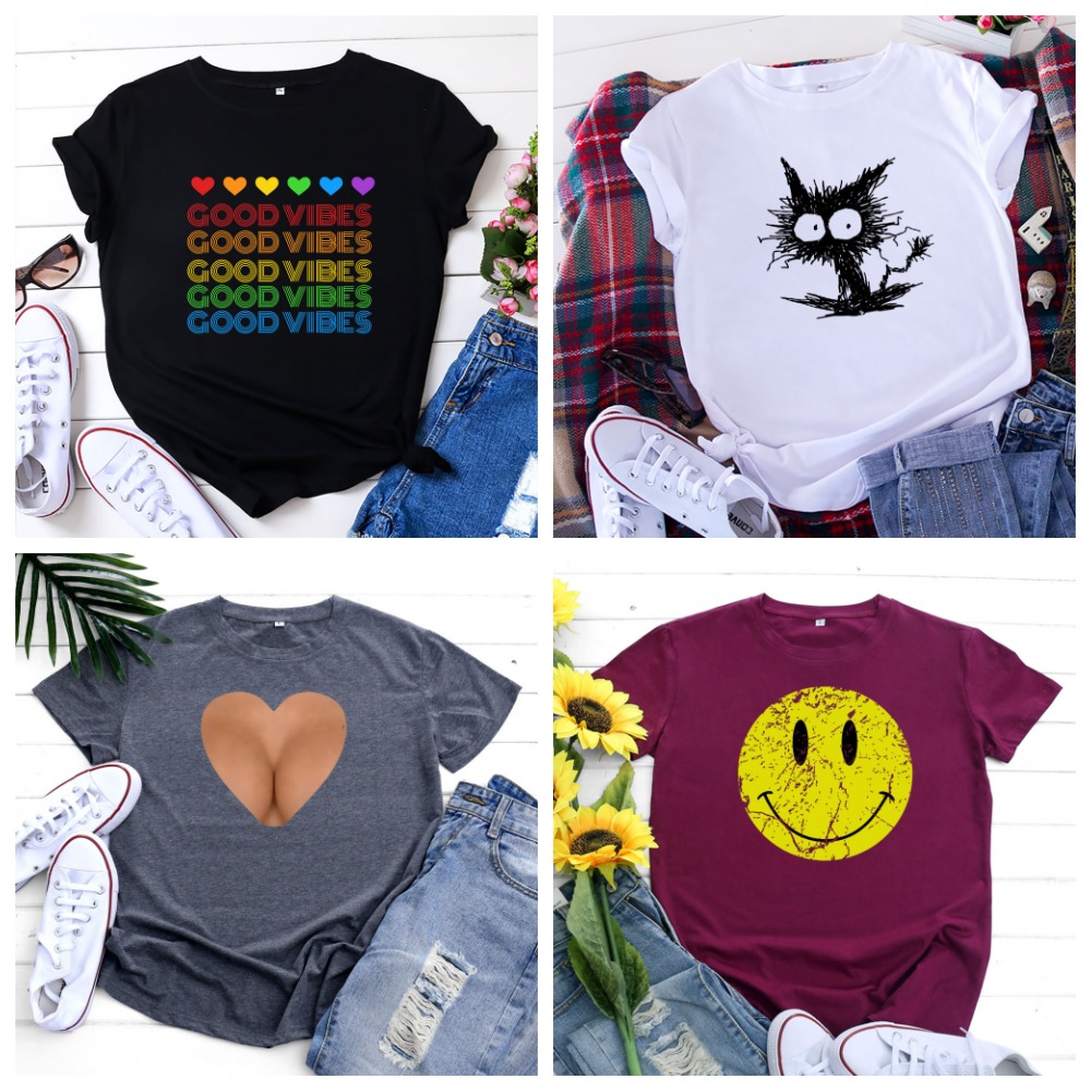 Сбор до 21.02.2022г. Р@спродажа! Стильные женские и подростковые яркие хлопковые футболки от Mika Fushi. Цена 390руб - 2 Сбор до 21.02.2022г. Р@спродажа! Стильные женские и подростковые яркие хлопковые футболки от Mika Fushi. Цена 390руб - 2