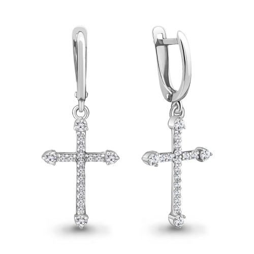 ОЧЕНЬ МОДНЫЕ СЕРЬГИ - КРЕСТЫ!!! Серьги Базовая цена: 1560 р +орг Артикул: 4*9398А Уровень цен: СП-цены Металл Серебро Вставки 28 Фианит; 8 Фианит ОЧЕНЬ МОДНЫЕ СЕРЬГИ - КРЕСТЫ!!! Серьги Базовая цена: 1560 р +орг Артикул: 4*9398А Уровень цен: СП-цены Металл Серебро Вставки 28 Фианит; 8 Фианит