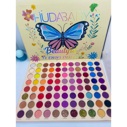 Палетка теней HUDA BABY Beautiful 88 цветов Палетка теней HUDA BABY Beautiful 88 цветов