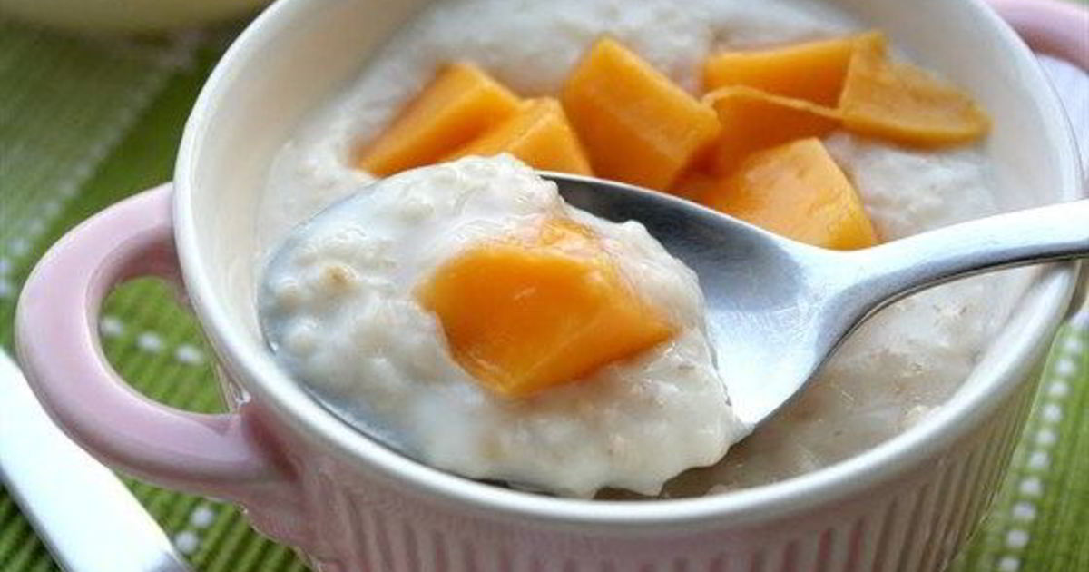 Чудесная каша с манго на завтрак- мм... лучшее начало дня))) Чудесная каша с манго на завтрак- мм... лучшее начало дня)))