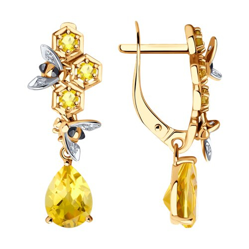 ЭКСКЛЮЗИВ! Серьги золотые пробы 585 с цитрином Базовая цена: 19420 р+орг Артикул: 7*28*298 Уровень цен: СП-цены 8 x Фианит недраг 8 x Цитрин ЭКСКЛЮЗИВ! Серьги золотые пробы 585 с цитрином Базовая цена: 19420 р+орг Артикул: 7*28*298 Уровень цен: СП-цены 8 x Фианит недраг 8 x Цитрин