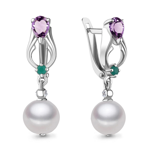 Серьги СП-цены Базовая цена: 1790 р+орг Артикул: 47*270*04 Уровень цен: СП-цены 2 Агат зеленый; 2 Аметист; 2 Культ. Жемчуг АА; 4 Стекло Серьги СП-цены Базовая цена: 1790 р+орг Артикул: 47*270*04 Уровень цен: СП-цены 2 Агат зеленый; 2 Аметист; 2 Культ. Жемчуг АА; 4 Стекло