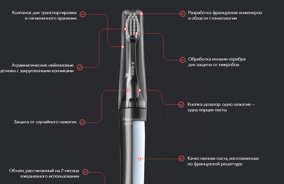 Сбор заказов.Шок-цена.Зубная щетка с пастой внутри.Француская рецептура ,отбеливание,дозатор Сбор заказов.Шок-цена.Зубная щетка с пастой внутри.Француская рецептура ,отбеливание,дозатор
