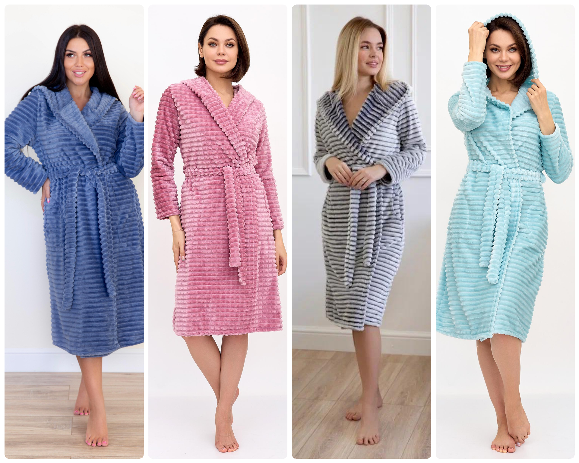 Лучший пушистый и уютный халатик для дома и отдыха. Приятная к телу ткань велсофт выглядит изысканно и в то же время практично. Классический крой халата, длинные рукава, оптимальная длина обеспечат комфорт в носке. Лучший пушистый и уютный халатик для дома и отдыха. Приятная к телу ткань велсофт выглядит изысканно и в то же время практично. Классический крой халата, длинные рукава, оптимальная длина обеспечат комфорт в носке.