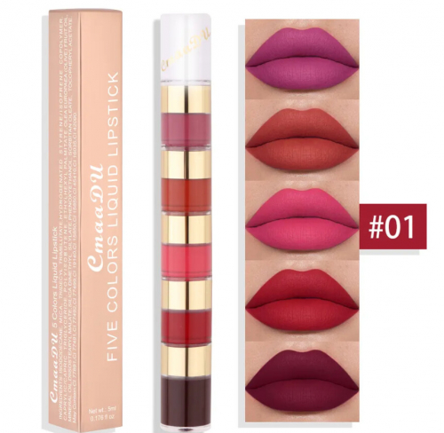 Матовая помада 5 в 1 Cmaa Du, №1 Базовая цена: 175 р Матовая помада 5 в 1 Cmaa Du, №1 Базовая цена: 175 р