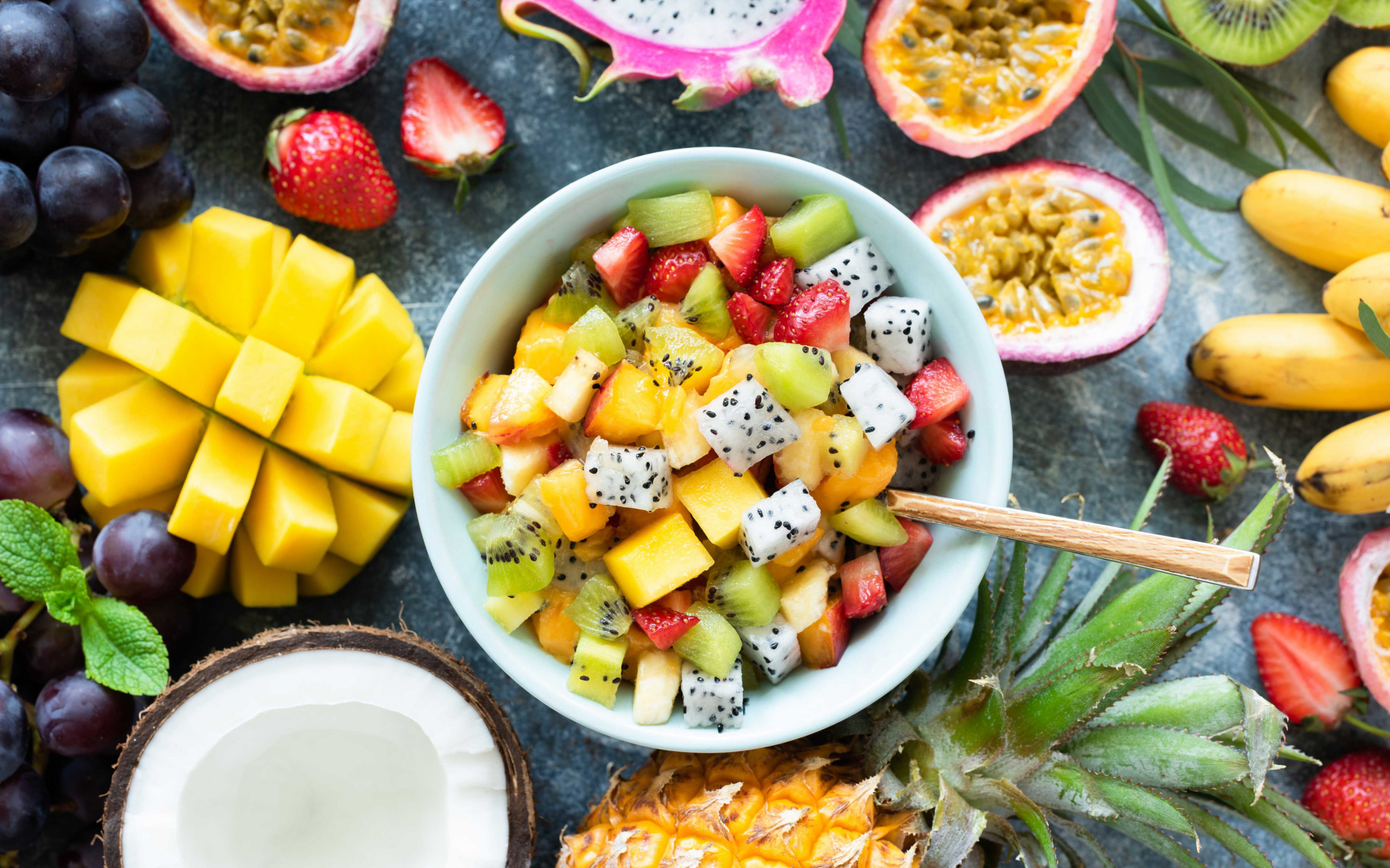 Смесь фруктов манго, питахайя красная, банан. ананас (замороженная) Вьетнам Смесь фруктов манго, питахайя красная, банан. ананас (замороженная) Вьетнам