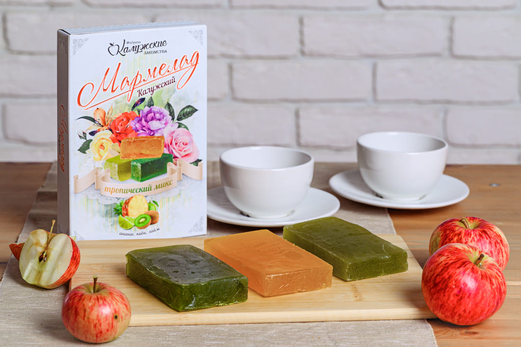 Вкусный пристрой! Мармелад Тропический микс (ананас, киви, лайм) , 540гр. Состав: патока, яблочное пюре, пектин, сок ананасовый концентрированный, киви, сок лайма. 220 руб.+% + 7% - 1 шт Вкусный пристрой! Мармелад Тропический микс (ананас, киви, лайм) , 540гр. Состав: патока, яблочное пюре, пектин, сок ананасовый концентрированный, киви, сок лайма. 220 руб.+% + 7% - 1 шт