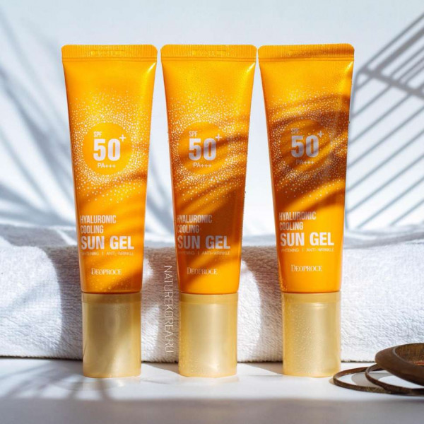 Солнцезащитный гель-крем HYALURONIC COOLING SUN GEL SPF50+/PA+++ КОРЕЯ! Быстро впитывается, не ощущается на коже!!! Надежно защищает кожу от ультрафиолета, глубоко увлажняет! 375Р!!! 100% ОРИНИНАЛ! Солнцезащитный гель-крем HYALURONIC COOLING SUN GEL SPF50+/PA+++ КОРЕЯ! Быстро впитывается, не ощущается на коже!!! Надежно защищает кожу от ультрафиолета, глубоко увлажняет! 375Р!!! 100% ОРИНИНАЛ!